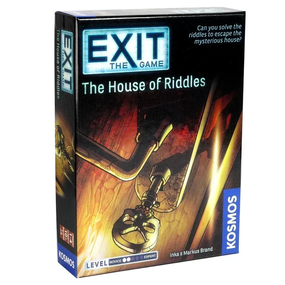 Exit Game The Abandoned Cabin The Haunted Roller Coaster Dead Man on The Orient Express The House of Riddles Card  Board Game