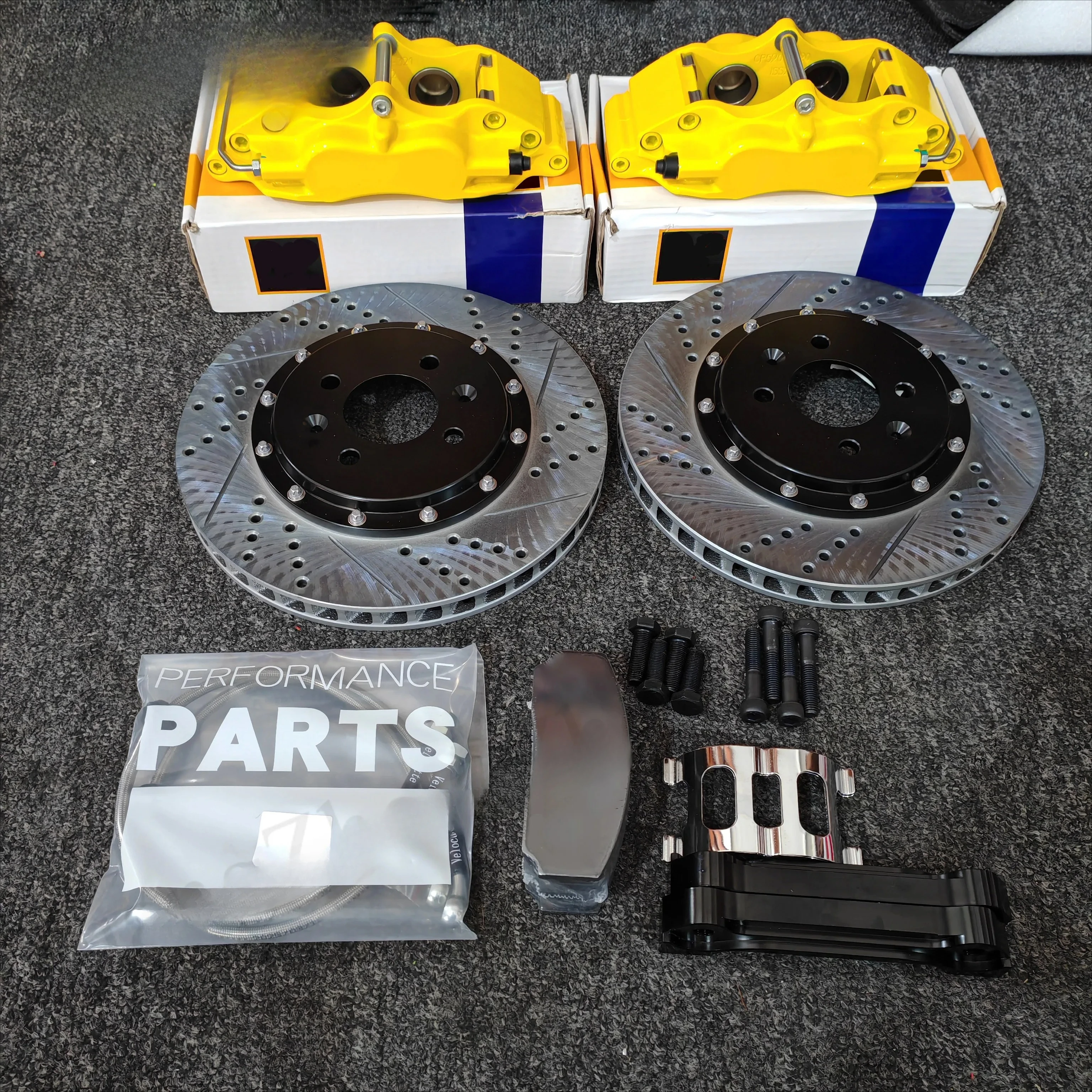 4 Piston Refit Big Brake Kit For 15 16 17 Inch 285 300mm Disc ISUZU Dmax Honda Fit GK5 GE8