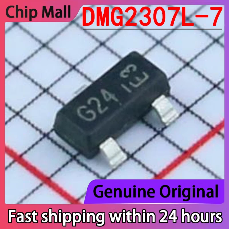 50PCS New DMG2307L-7 Package SOT23 P-channel Withstand Voltage: 30V Current: 2.5A Field-effect Transistor