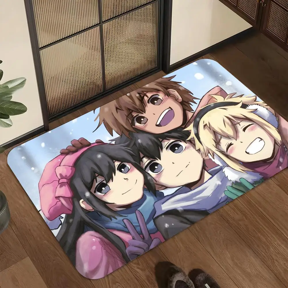 Game O-Omori Floor Mat Welcome Mat Entrance Doormat Balcony Bathroom Floor Mats Non-slip Rug Bedroom Carpet