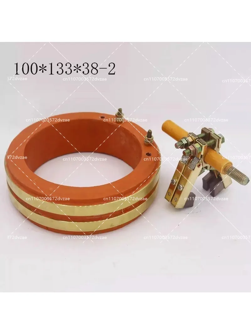 2-Ring 2-Way Conductive Ring Slip Ring Sliding Bracelet Copper Ring Inner Diameter 100 Outer Diameter 135 High 38mm