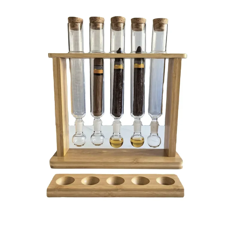 Nordic frosted glass cigar portable environmental care device spice injector humidifier gift