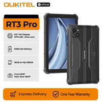 Oukitel RT3 Pro 8" Rugged Tablet – IP68/IP69K, MIL-STD-810H, 16GB + 128GB, 5150mAh, 13.9mm Slim
