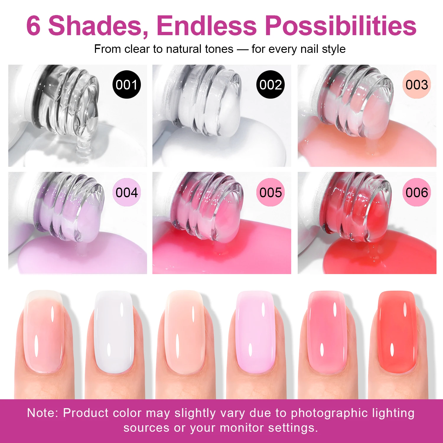 TWOING 15 مل بناء جل الأظافر أبيض عاري وردي تمديد جل الأظافر متعدد الوظائف فن الأظافر جل البولندية نقع قبالة الأشعة فوق البنفسجية لصالون دي - 3