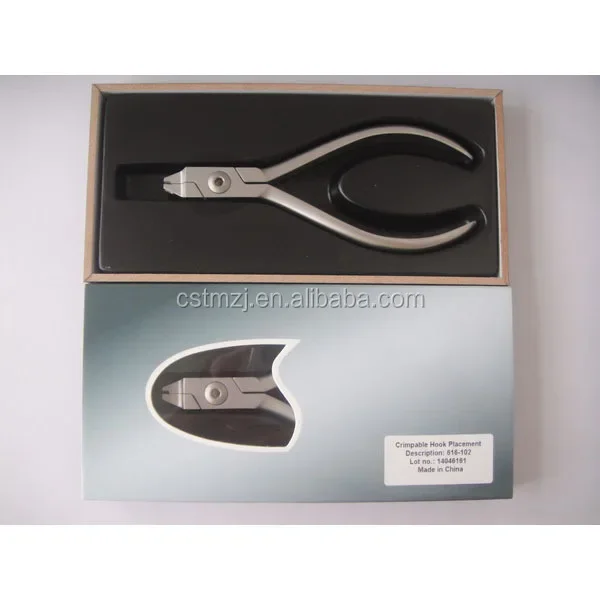 Beste preis Qualität Haken Crimpen Zangen Dental Instrumente Ball Haken Crimpen Zange Crimpbare Ball Haken Zange rabatt