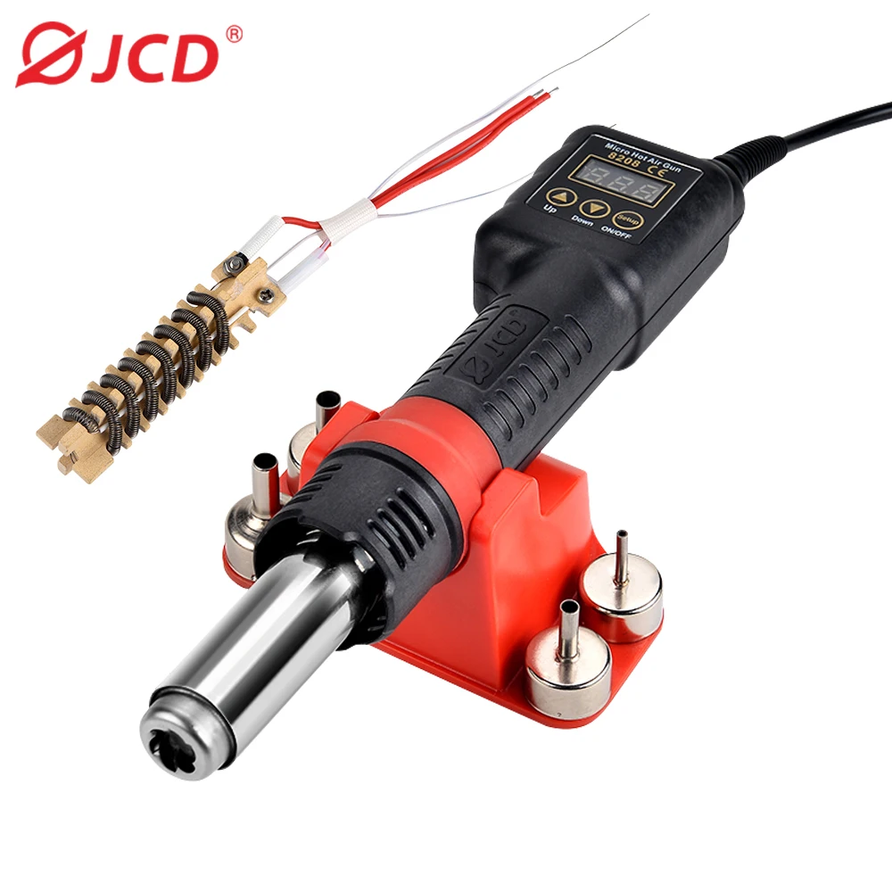 750W Electronic Heat Hot Air Gun LCD Digital Display Adjustable temperature Desoldering Soldering Station IC SMD BGA Hot blower