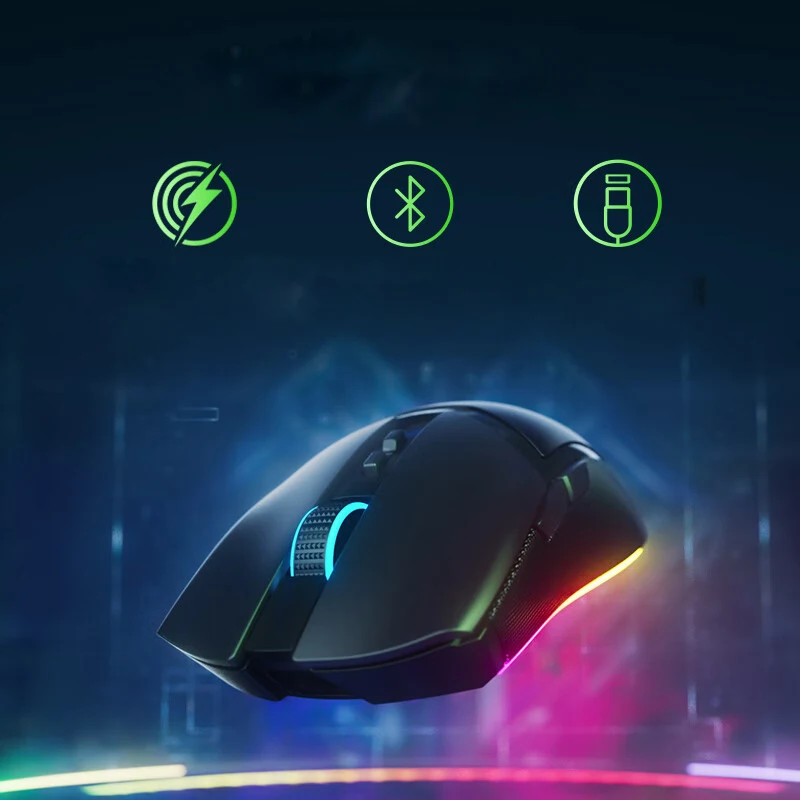 The Thunder Snake Cobra Cobra Wireless E-sports Mouse Computer Games RGB magic Lightweight Viper Mini Upgrade mouse