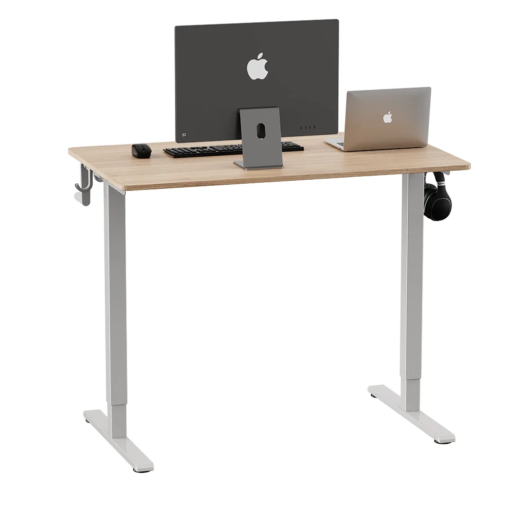 Legs Can Be Raised and Lowered 720mm-1180mm Height Desk New Manual Adjustable Table With Wheels Movable Game Table