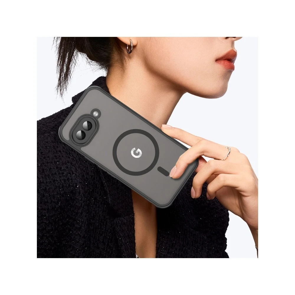 Matte Translucent Magnetic Phone Case for Google Pixel 10 9 A Pro XL Compatible with MagSafe Drop Protect Slim Shockproof Cover