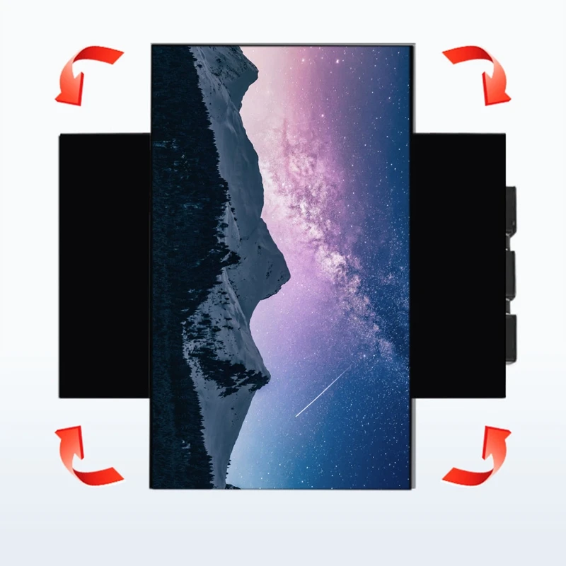 Monitor Wall Mount Monitor Mounts ขายึดหน้าจอแบบปรับได้สําหรับ 14-27 นิ้ว Universal Retractable TV Mounts