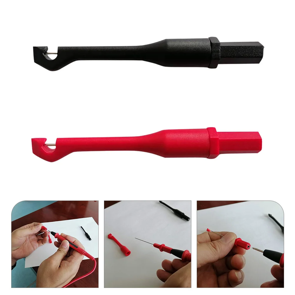 2Pcs Back Probe Professional Circuit Test Probes Non-Destructive Multimeter Leads Kit for Automotive Sensor Testing Auto Repair
