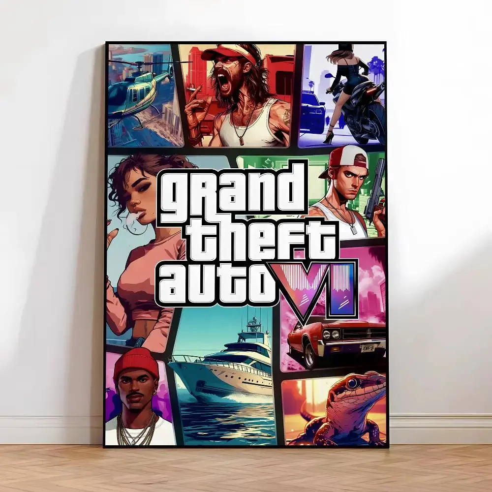 Game Anime G-G-GTAS Manga-Poster, HD-Druck, Vintage-Wandkunst, Dekoration für Zuhause, Arbeitszimmer – Detail 7