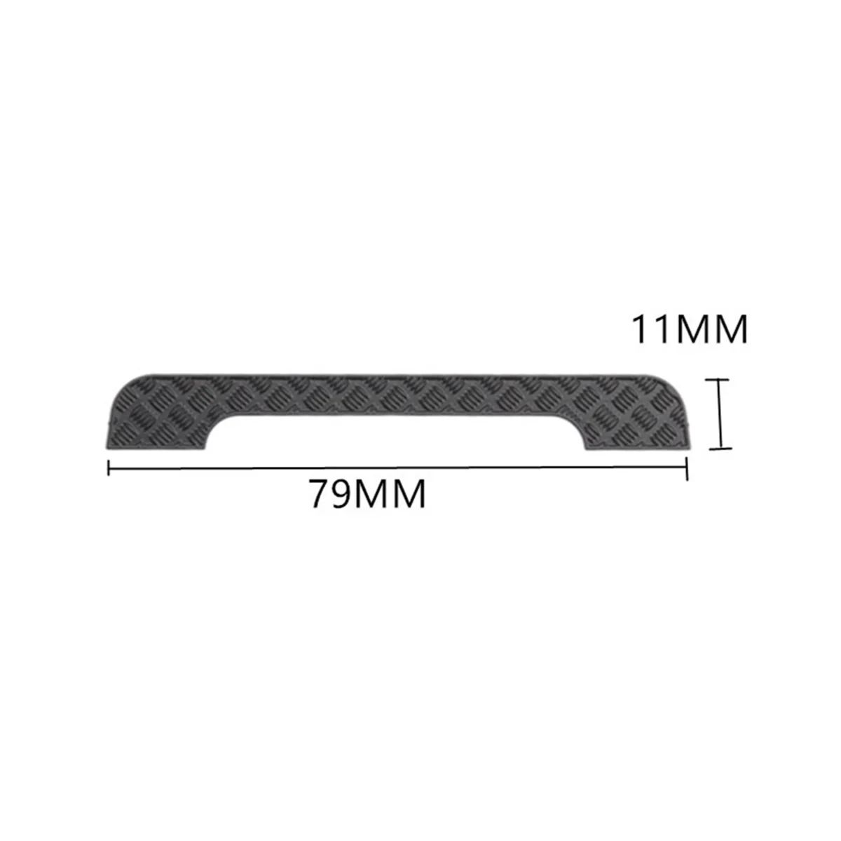 Metal Steel Tail Roof Skid Plate Trim Decorative Sheet for Traxxas TRX4M Defender 1/18 RC Crawler Car Upgrade Parts,2