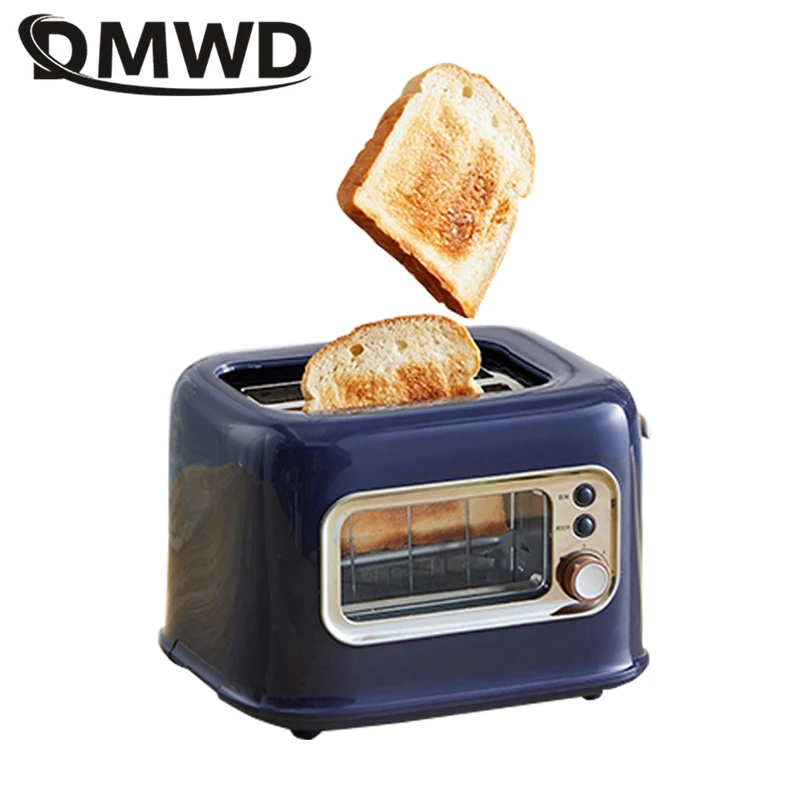 CUKYI 700W Small Bread Toaster Automatic Fast Heating Machine Breakfast Sandwich Maker Baking Tool 220V Household appliance