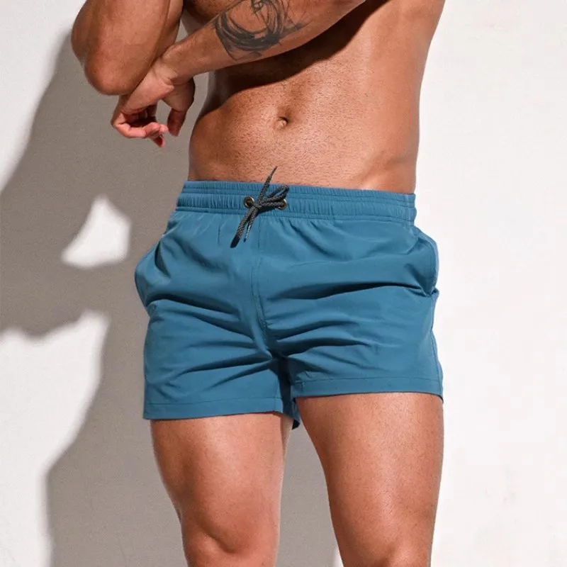 Men Swimming Shorts Summer Trunks Swimwear Quick Dry Board Short Pant Bathing Suit Sport Swimsuit Surfing Beach Swim Shorts Men image 2