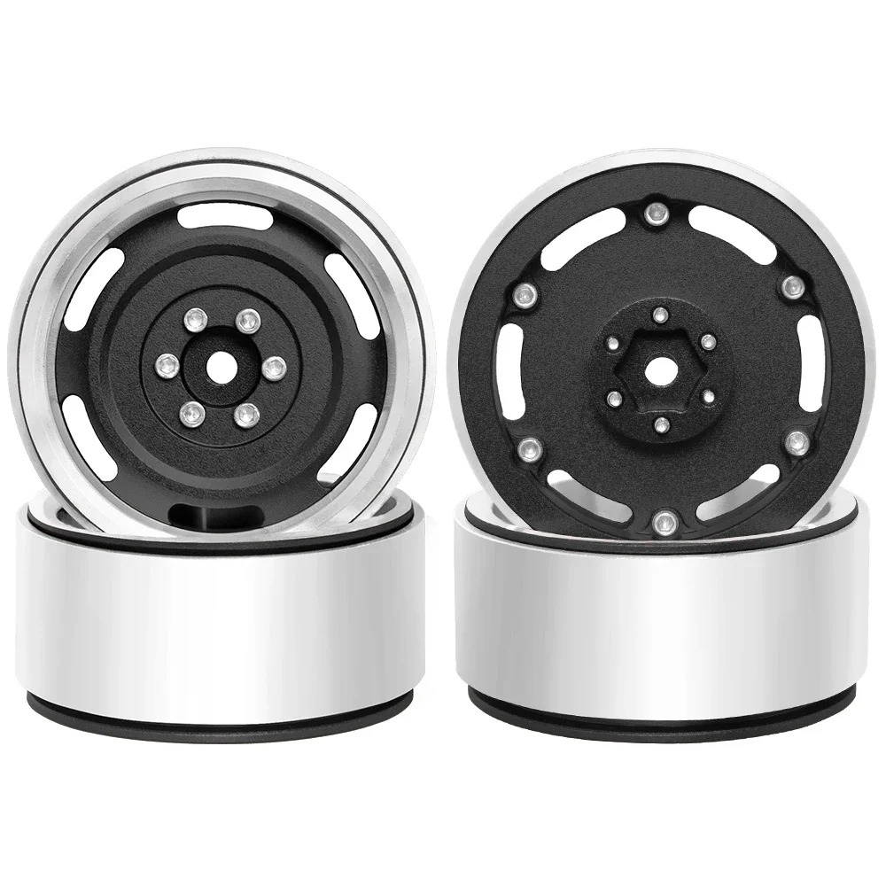 1.45-Inch Dual-Wheel Hub, Suitable for SCX24 Mustang AX24, TRX4M FMS FCX24 FCX18 Ascent-18 Remote-Controlled Tracked Vehicles.