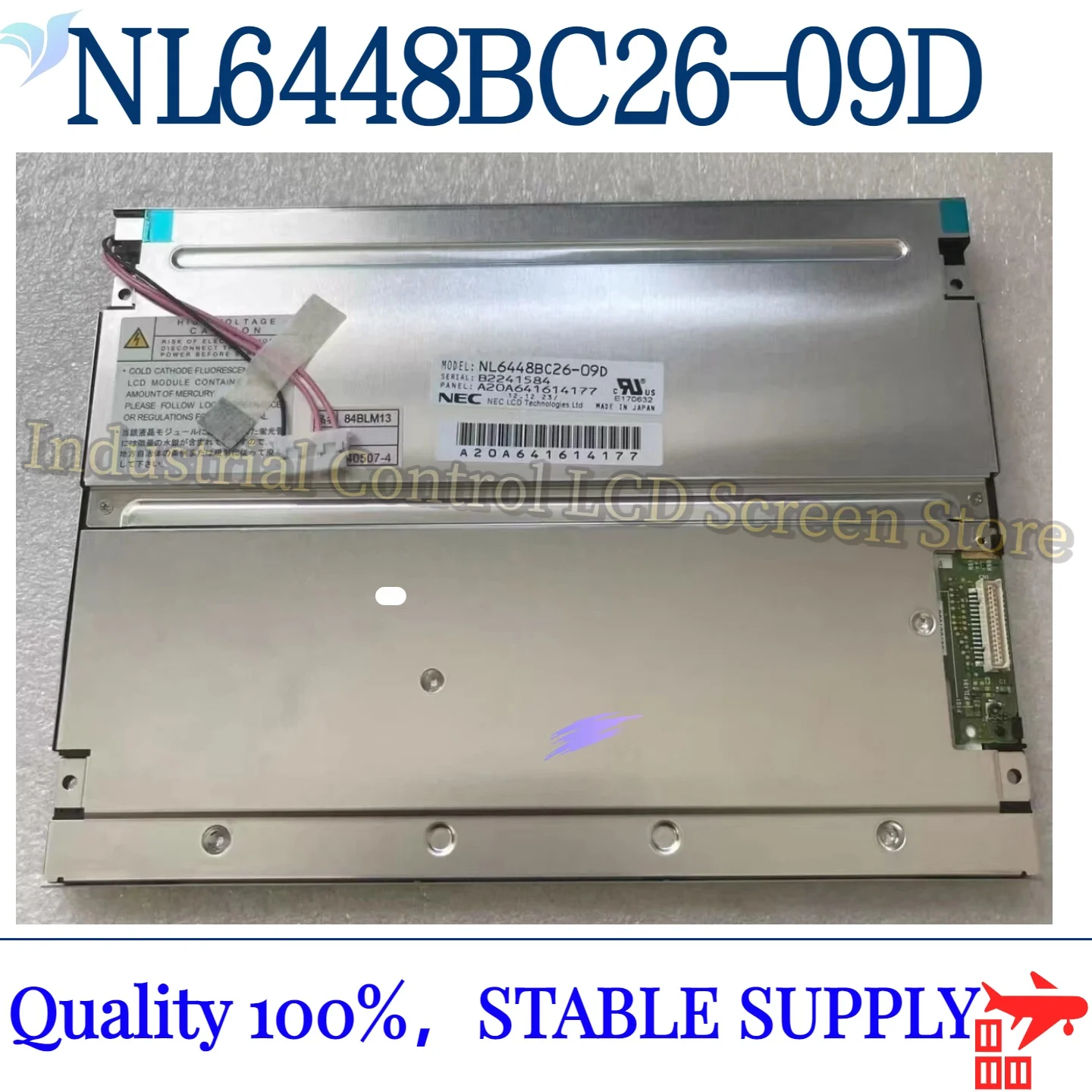 

NL6448BC26-09D оригинальный 8,4-дюймовый ЖК-дисплейный модуль с разрешением 640 (RGB) × 480, новый.