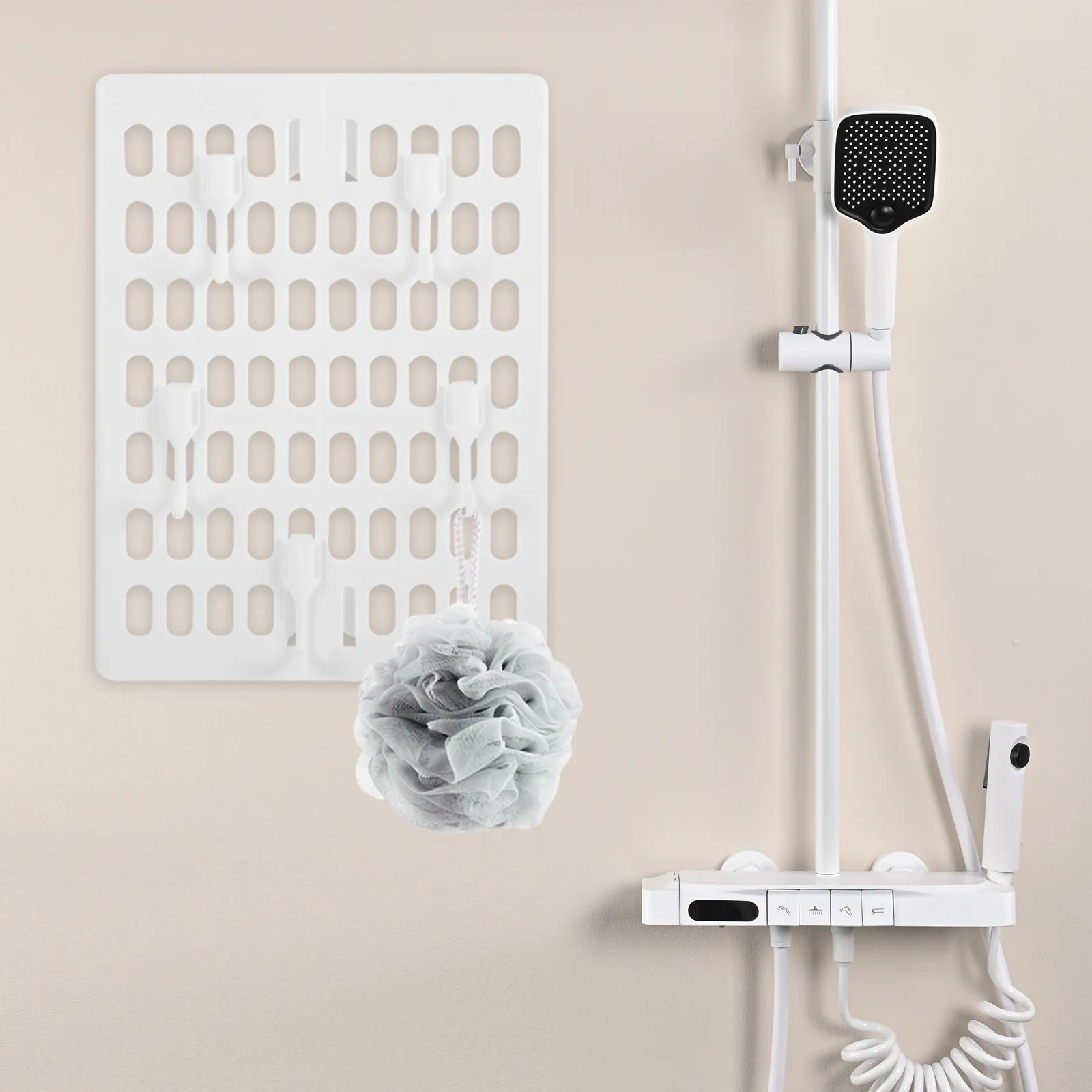 

Набор современных настенных органайзеров-перфорированных панелей для хранения инструментов, деталей, канцелярских принадлежностей, фитоламп, для DIY-проектов и поделок, без сверления