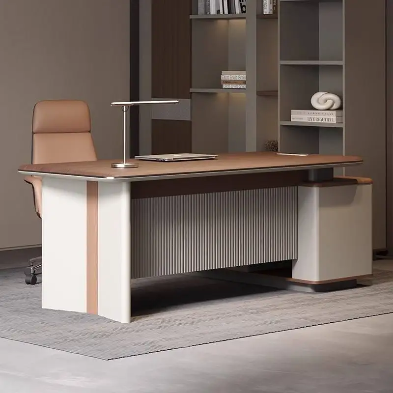 Durable Luxury Boss Desk For Manager CEO Wood Modern Design Office Use For Schools Boss Table