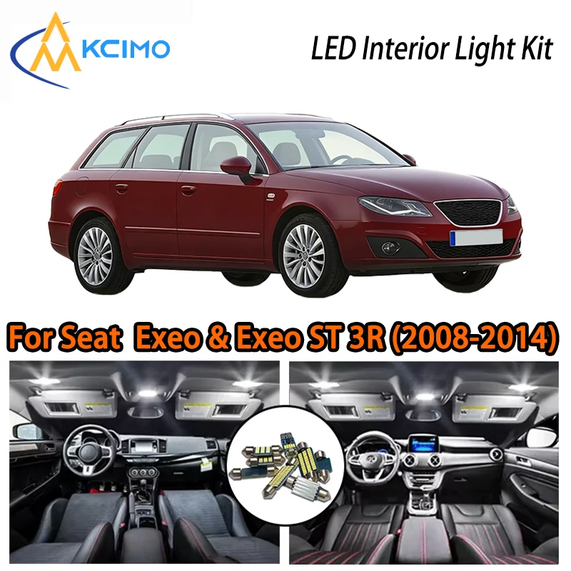 

KCIMO For Seat Exeo & Exeo ST 3R 3R2 3R5 (2008-2014) Premium LED Interior Kit - 2 Colors , Quick Installation, Long-Lasting