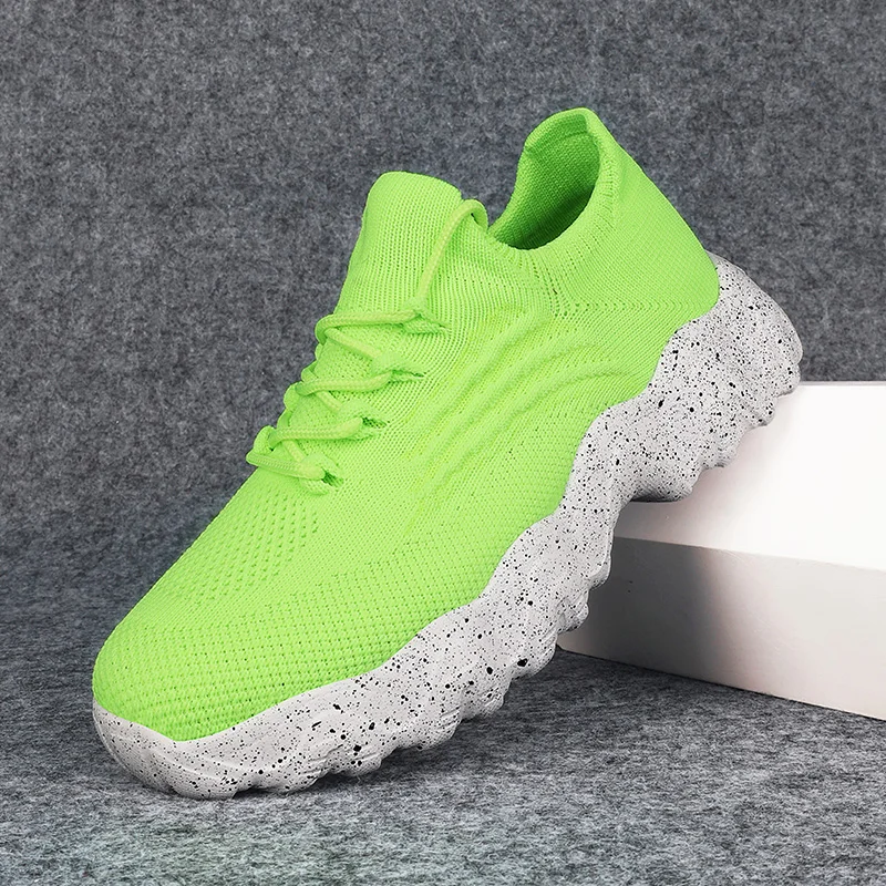 Women's Sports Shoes Comfortable Lightweight Mesh Breathable Trendy Shoes Solid Color Summer Fitness Outdoors Walking Train Shoe
