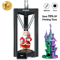 FLSUN V400 3D Printer Upgrade Moving Speed 600 mm/s Printing Max Speed 20000+mm/s² High Speed Printing 3D Printers DIY Printer