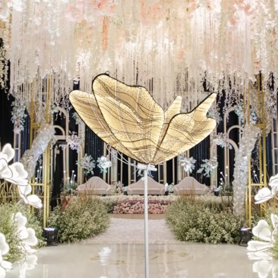 

Wedding Butterfly Floor Lamp-Creative Butterfly Ceiling Lights DecorationAdjustable Height Romantic Wedding Decoration Lights
