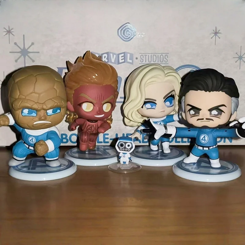 In Stock Official Hot Toys Cosbaby Fantastic 4 Mini Figures Blind