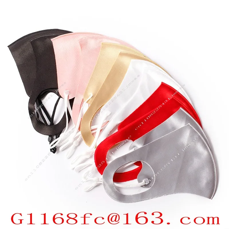 High Quality Dust Mask Decoration=silky Smooth Glossy Mask