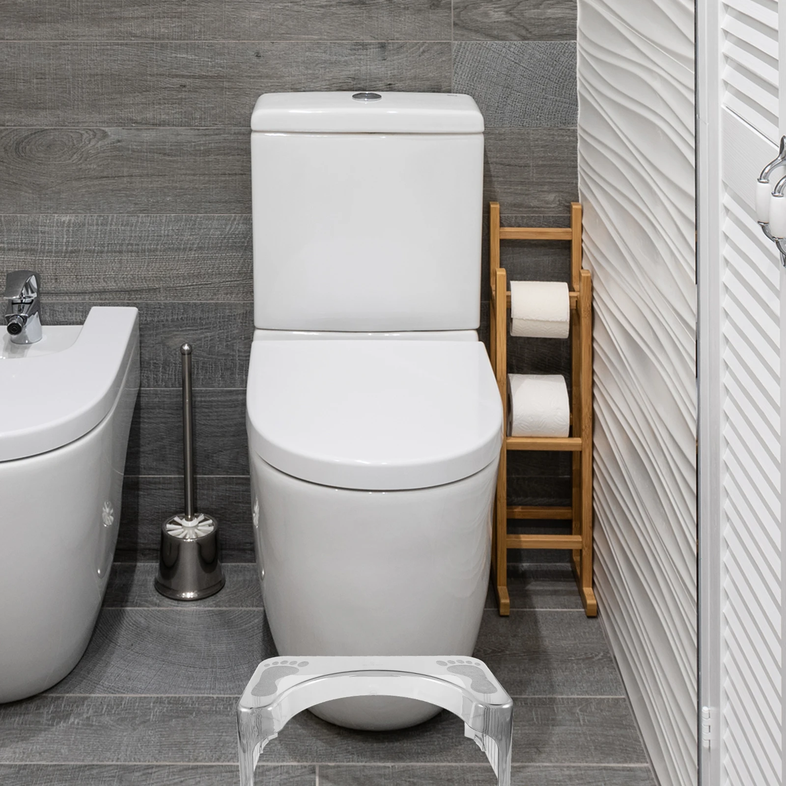 

Toilet Stool Plastic Durable Anti Slip Bathroom Supply Heighten Potty Step Kids Foot Stool Home Comfortable Small Sturdy