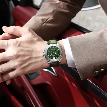 POEDAGAR 高品質男士軍錶 防水 夜光 日期 時尚男士腕錶 尼龍皮革石英男士手錶 Reloj 10 最佳銷售 男士軍表 - №4