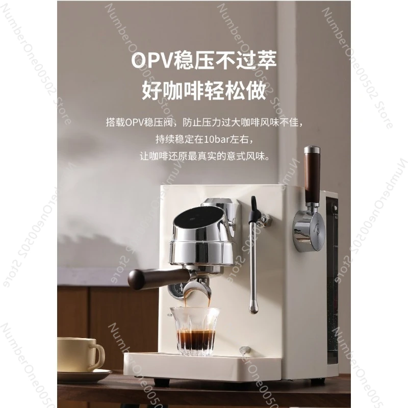 WKF04B Semi Automatic Espresso Machine Makes Americano and Coffee for Home Use with Steam Milk Frother Wand​