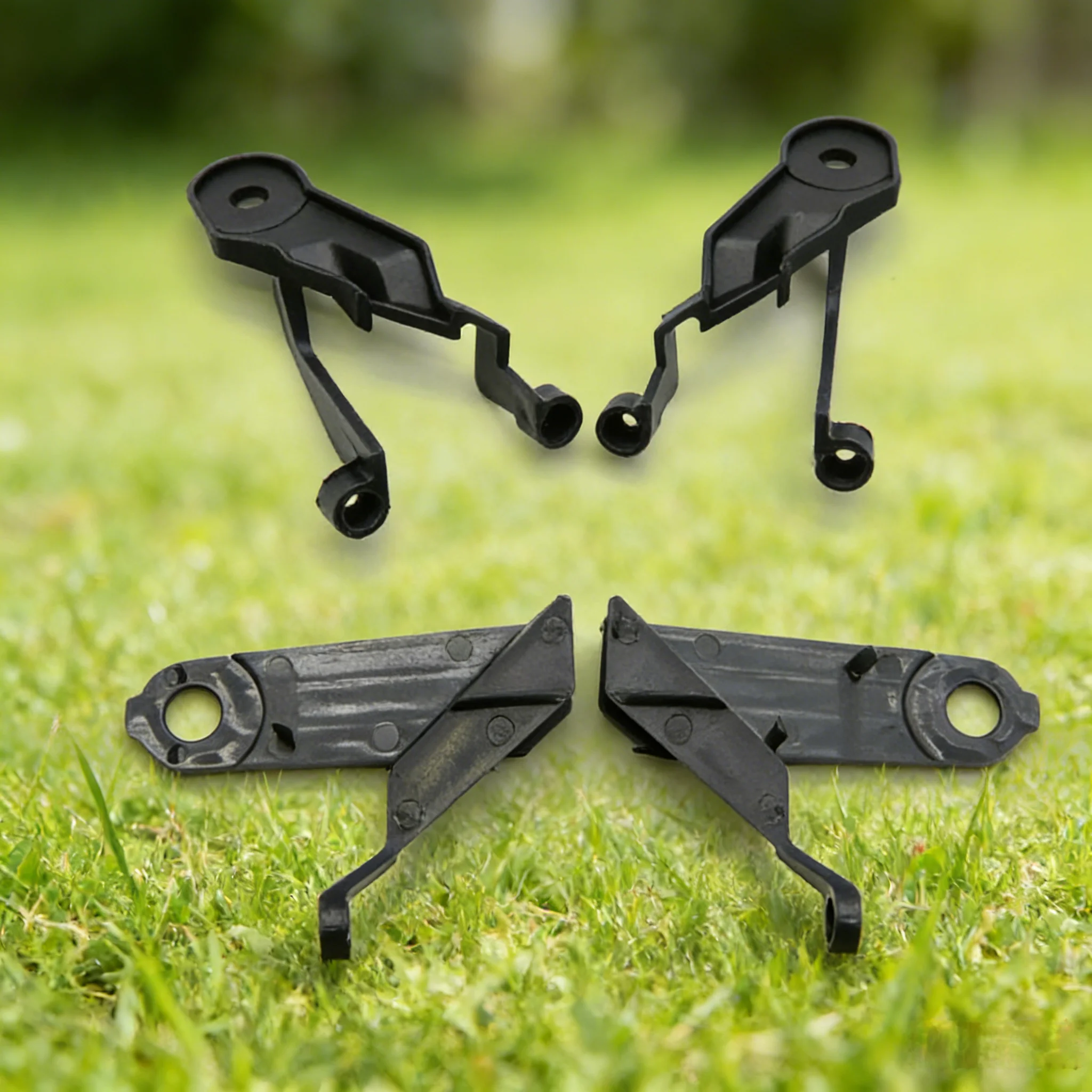 

Для Toyota Lexus NX 2023-2024: Комплект для ремонта фар, пластиковые крепежные уголки, черные опоры фар, кронштейн фары