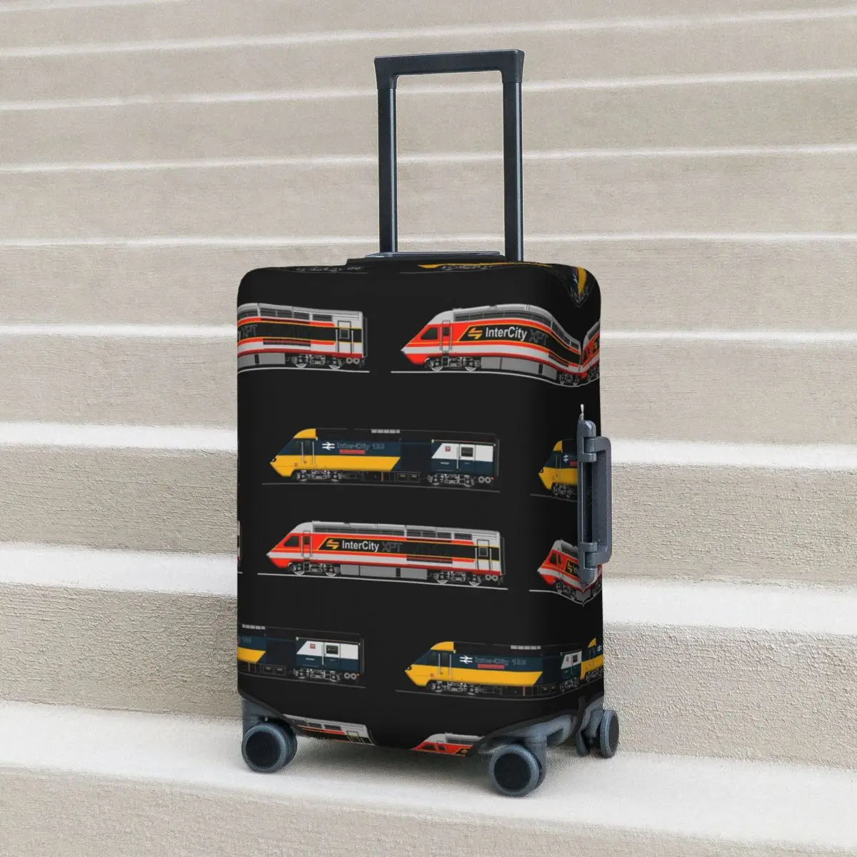 

INTERCITY TRAINS Suitcase Cover Protection Elastic Trip Luggage Protector Covers for 18-32 Inch