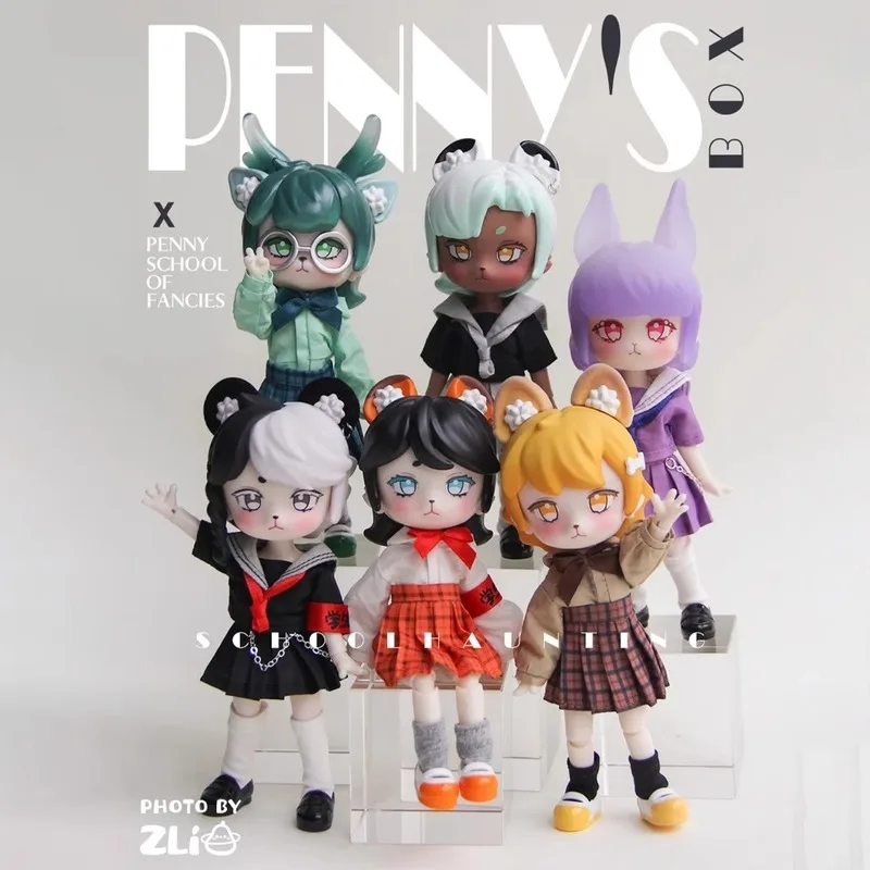 

Penny'S Box College Strange Talk Series Blind Box Ob11 1/12bjd Unicorn Dolls Action Figures Model Tabletop Decoration Toys Gift