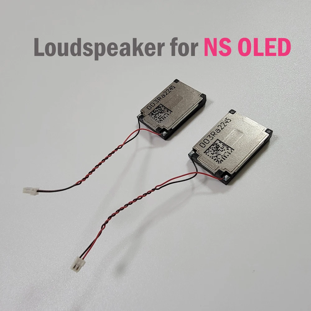 스위치 OLED 용 1 쌍의 새 스피커 내장형 시끄러운 스피커 NS OLED 오디오 볼륨 버튼 스피커 용 플렉스 내장형 스피커