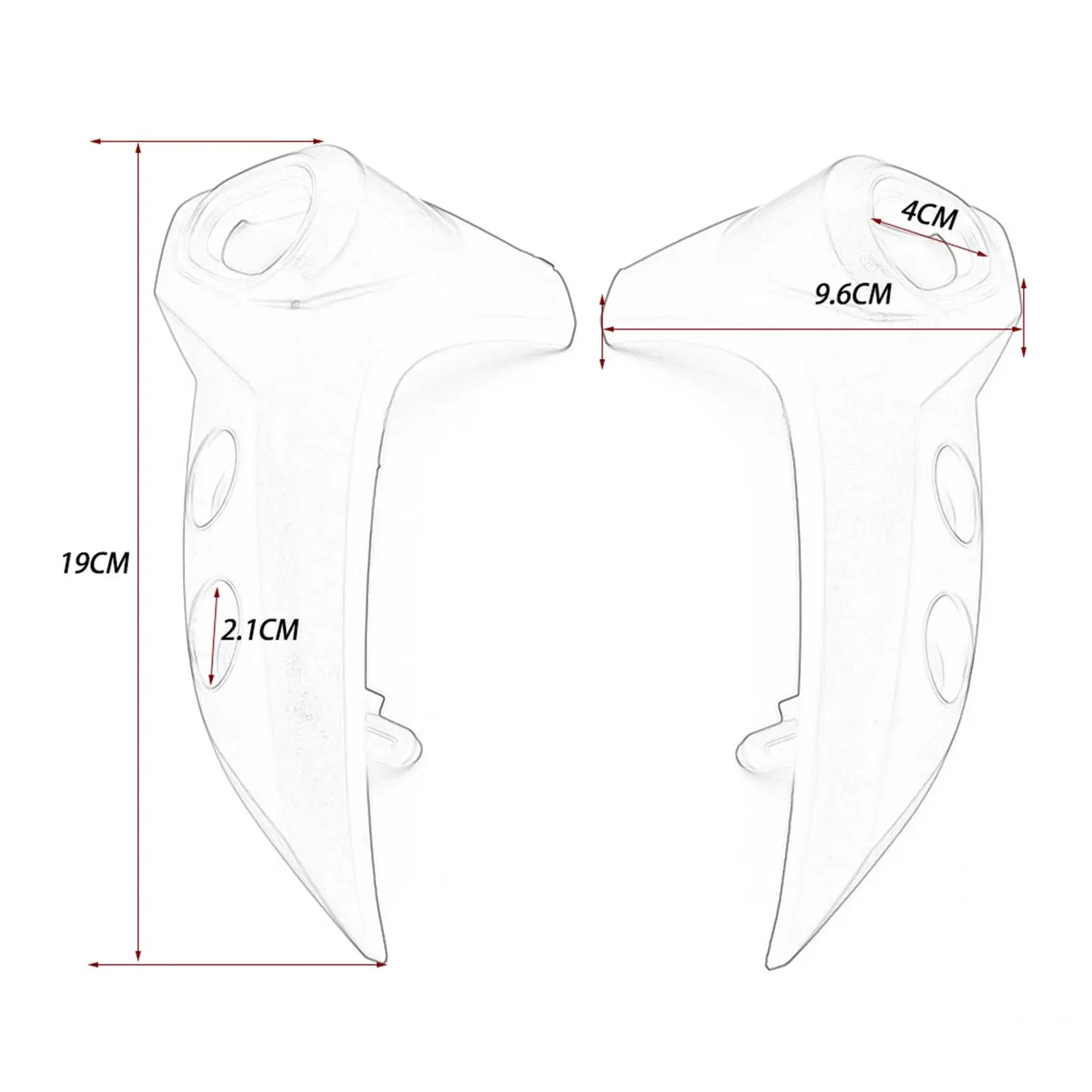 Motorcycle Headlight Bracket Replaces Spare Part for Yamaha FZ6N 2009 image 6