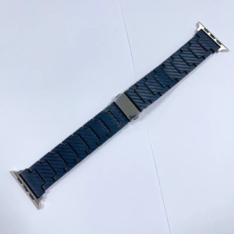 Kohlefaser-Bänder für Apple Watch Band 45 mm 44 mm 40 mm 42 mm 46 mm 41 mm 38 49 mm Correa-Armband IWatch-Serie 10 SE 9 8 7 Ultra 2