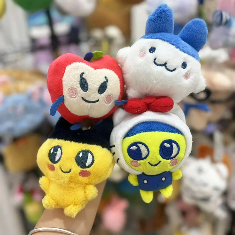 Tamagotchi Mimitchi Mametchi llavero relleno de felpa mascotas electrónicas muñeca colgante chica bolsa cremallera decoración colgante juguete para regalo