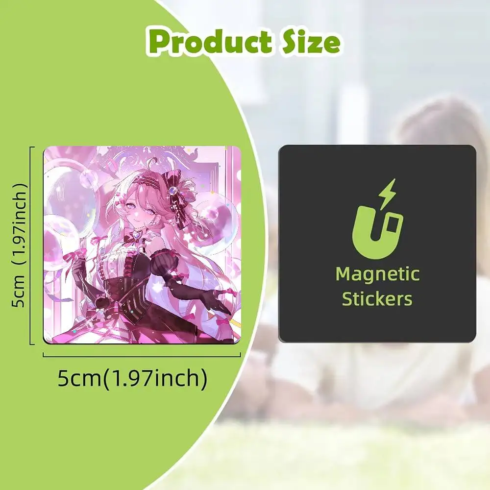 F-Fall In Love You False Angels Acrylic Refrigerator Magnets Square Sticker Kitchen Office Decor Creative Birthday Craft Gift