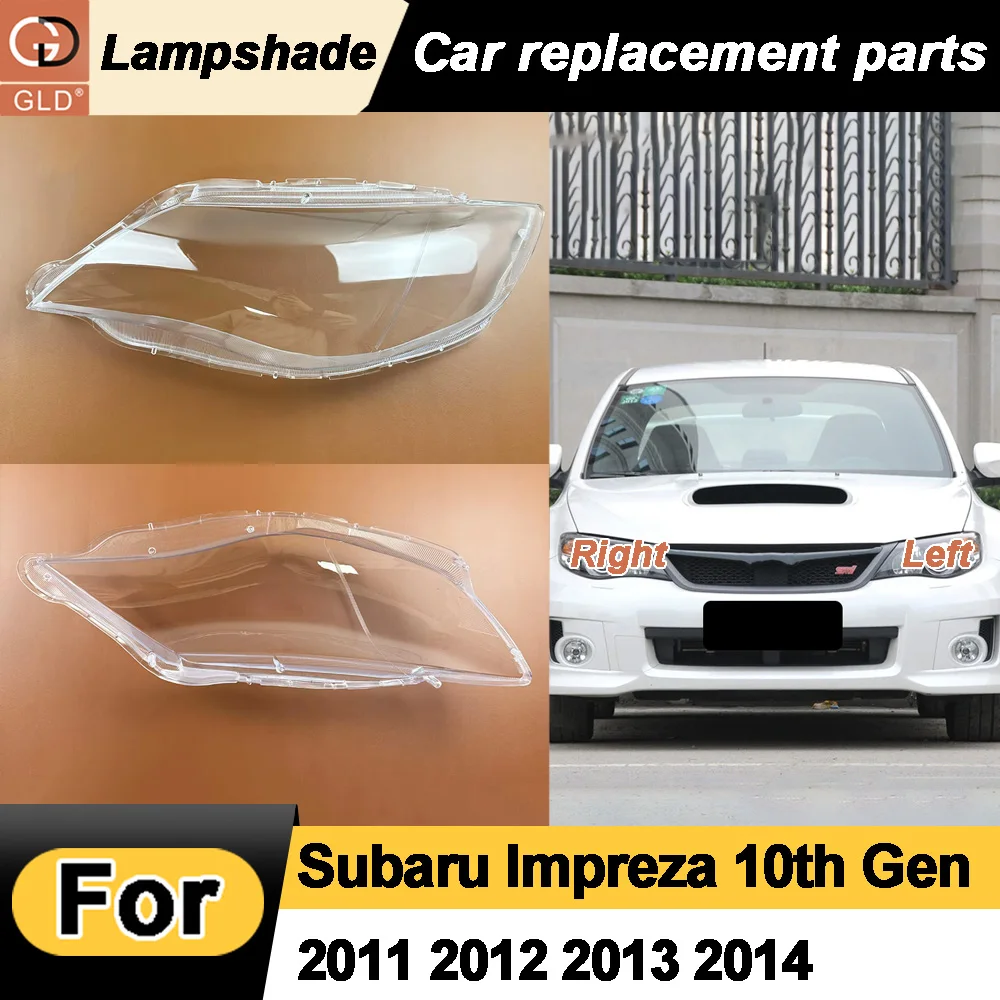 

For Subaru 2011-2014 Impreza 10th Gen Car Acccessories Shade Headlight Headlight Cap Car Front Headlight Lens Cover Lights Shell