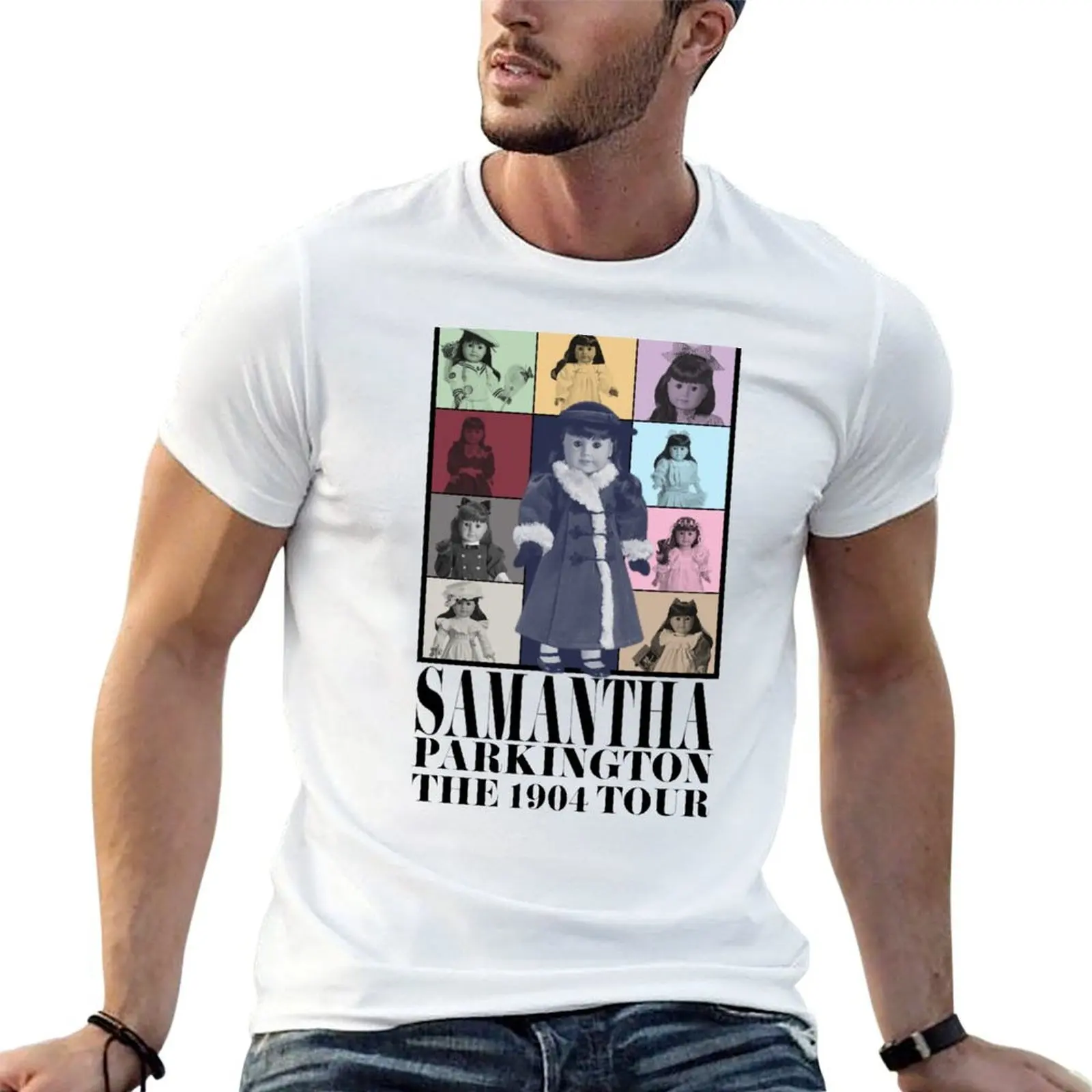 1904 Tour - Samantha Historical American Girl Doll Parkington AG T-Shirt vintage clothes cute tops Men's t-shirt