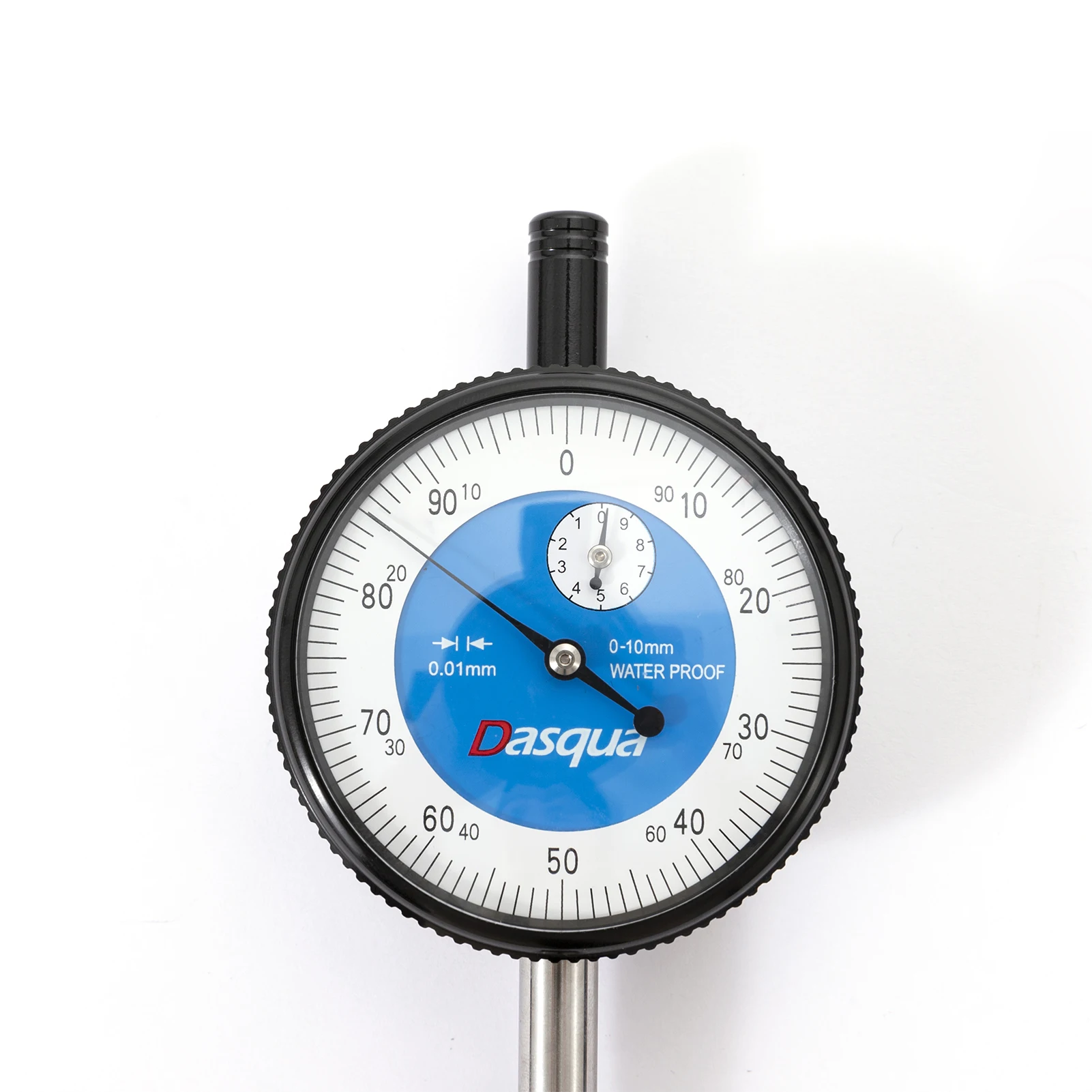 Dasqua 0-10mm Axial Runout Water Proof Dial Indicator Jeweled Bearings