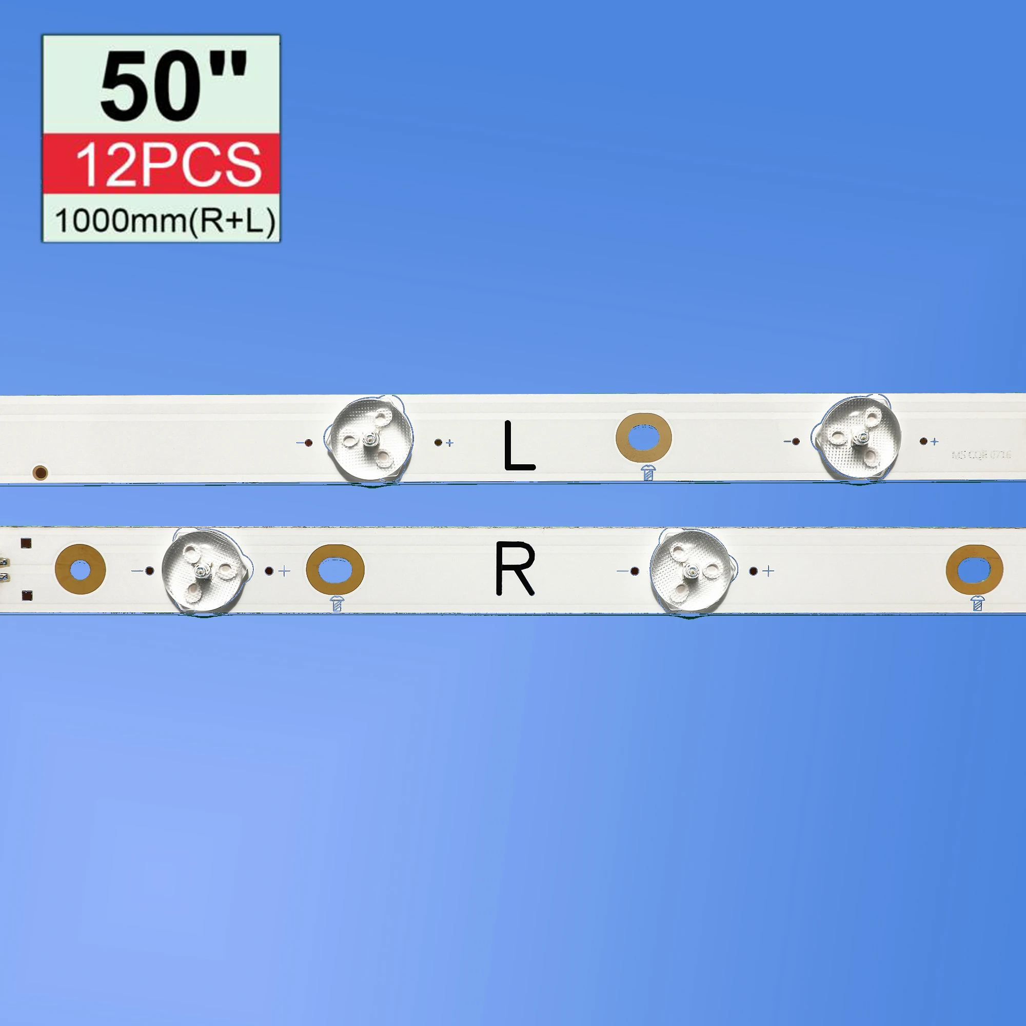 LED الخلفية قطاع ل LC-50LB370U ، 50PFK4509 ، 50PFH5300 ، 50PFT5300 ، 50PFL6340 ، 50PFL6540 ، 50PFT6510 ، 50PFH4009 ، LB50039 ، 12