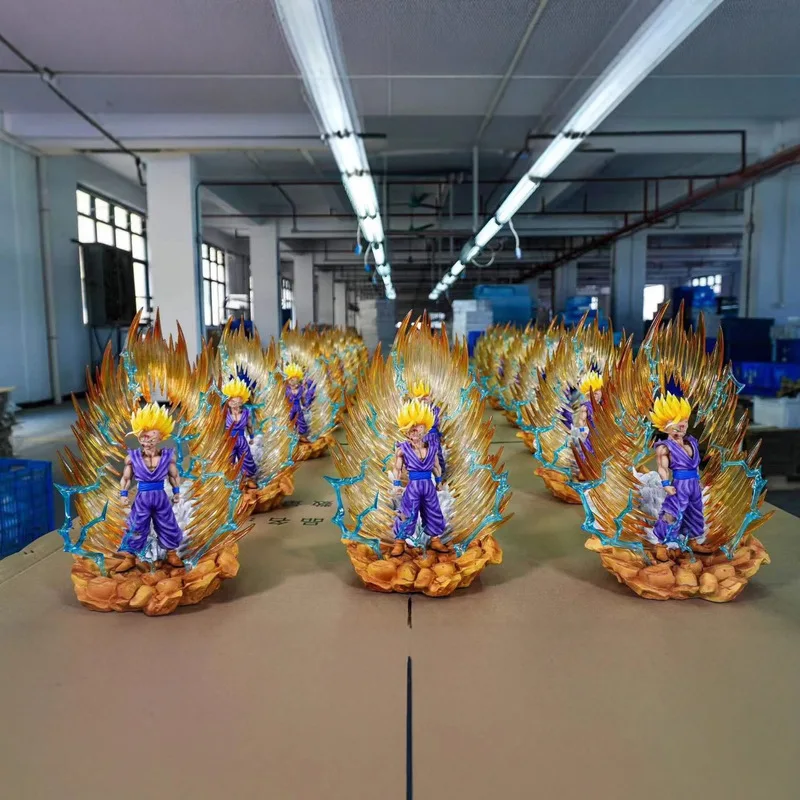 In Stock Jt Toys 36cm Dragon Ball Anime Figures Son Gohan Figures Super Saiyan 1 Collection Model Statue Gifts Toy