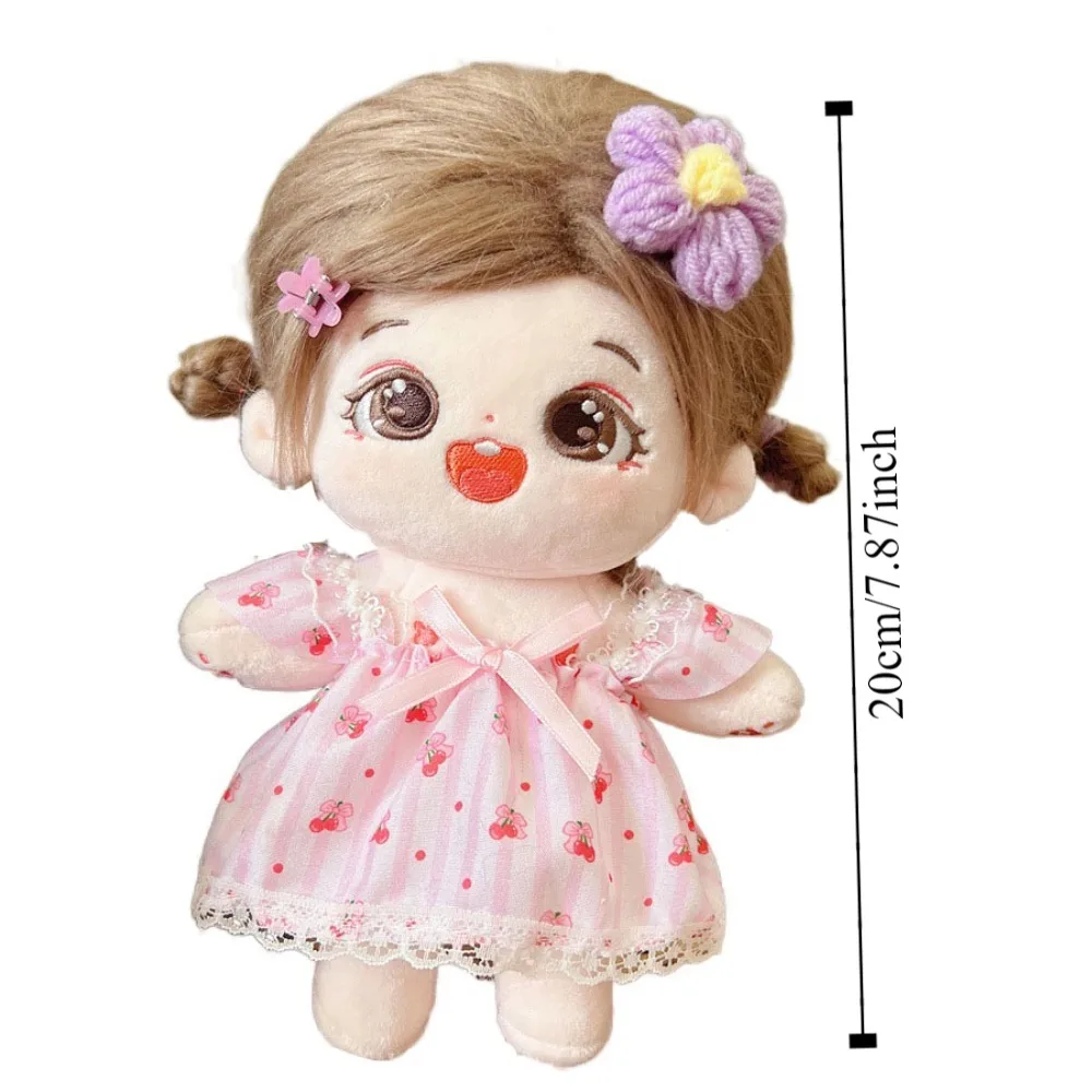 1 set Dress Up 20cm Vestiti per bambole in cotone Abbigliamento fai da te Kawaii Star Vestiti per bambole Vestito adorabile Mini Nessun attributi Vestiti per bambole