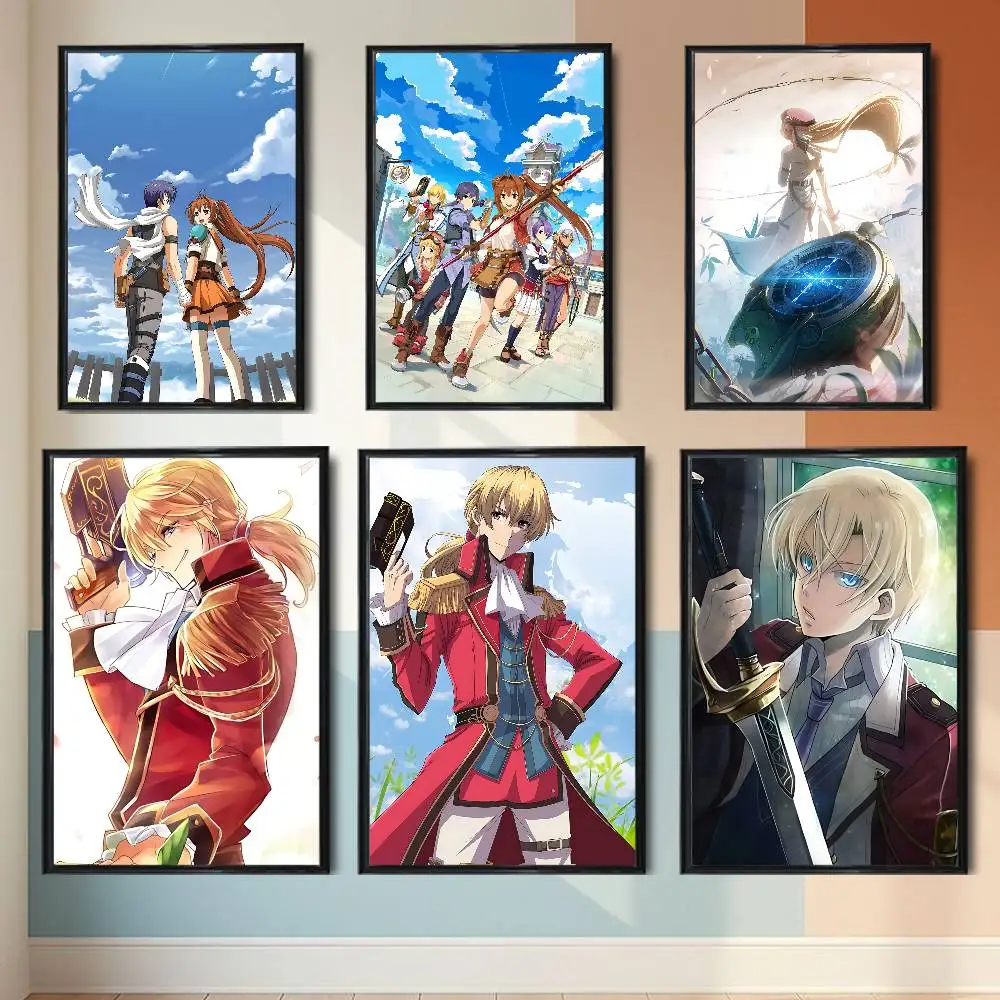 The Legend of Heroes Poster Trendy Wall Art For Coffee Office Bar Decoration Best Gift Good Sticker Printed On PP Paper