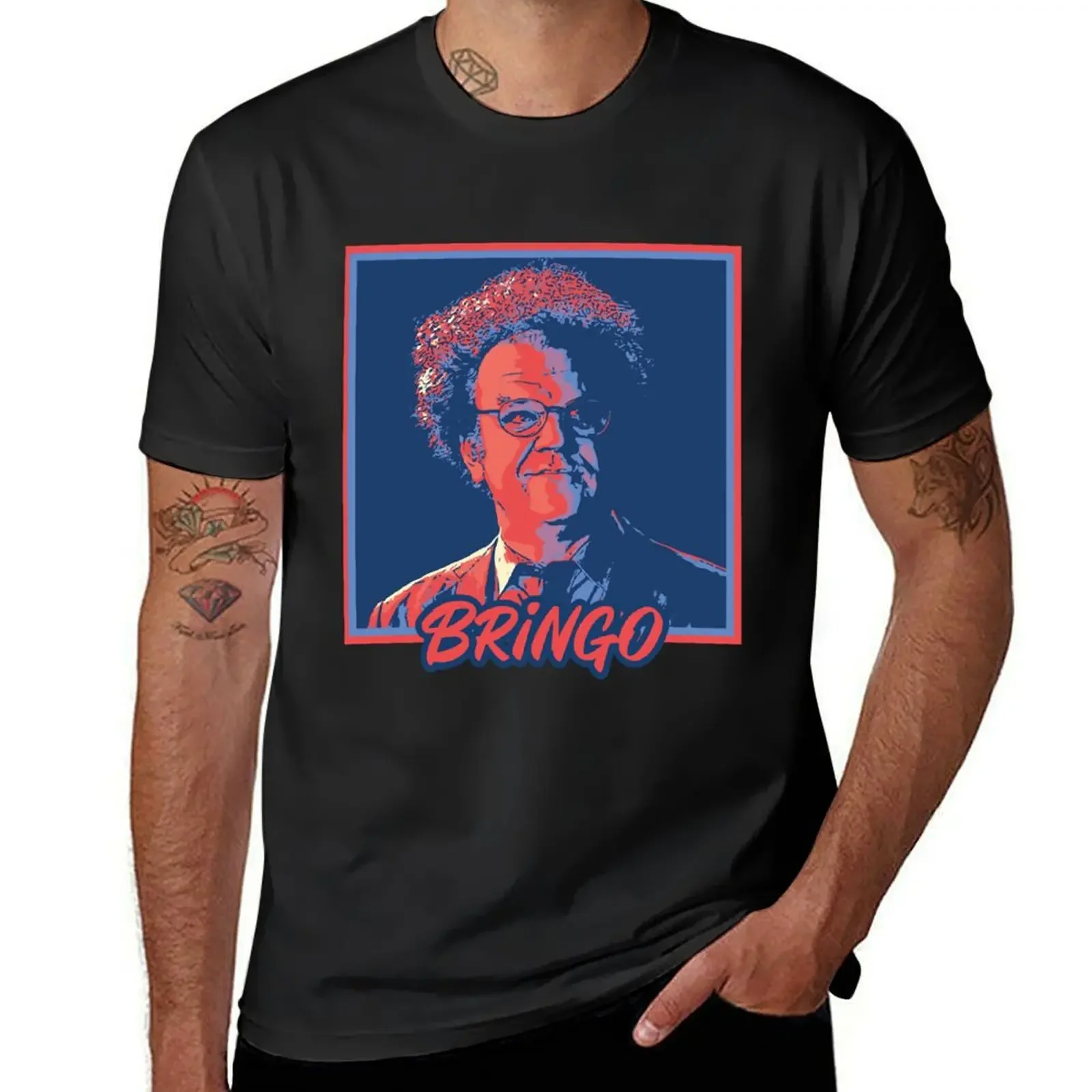 Mens Womens Light Blue Bringo Dr Steve Brule Funny Fans T-Shirt aesthetic clothes sports fans graphics Men's t shirts