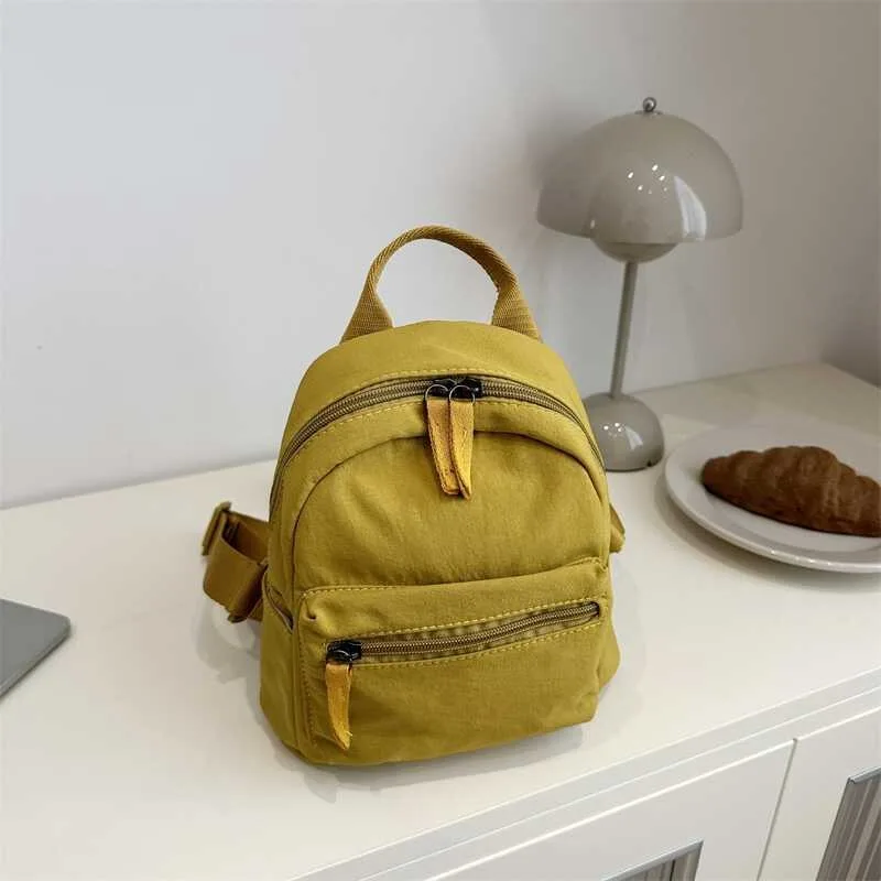 

Mini backpack female packet New style fashion satchel Pupil all-match Retro sense New wave