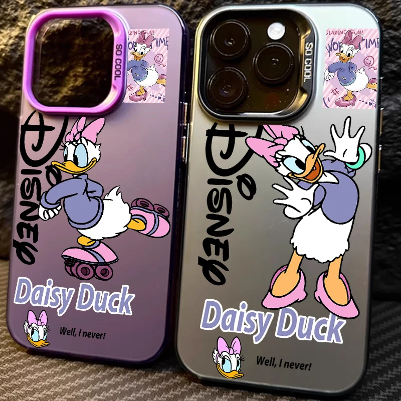 

Anime Duck Daisy Disney For Redmi Note 13 12 12S 11 11S 11E 10 10T 10S 9C 9T Pro Plus Max Lite 5G Colorful Silver Mobile Cover